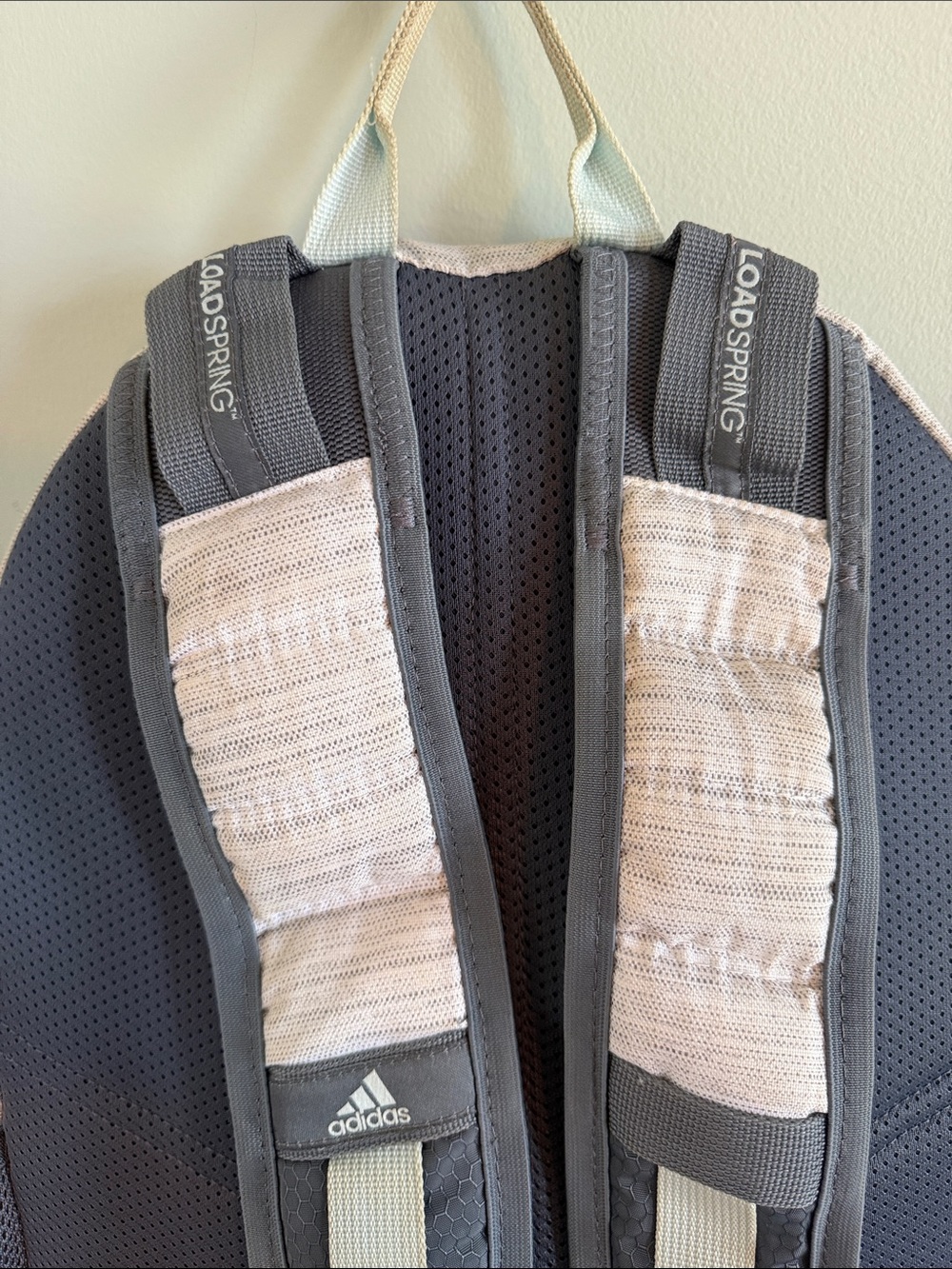 adidas Heather Gray and Black Multi-Pocket Backpack - Picture 11 of 13
